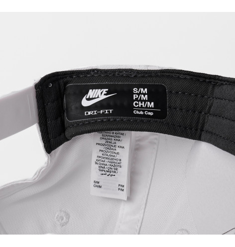 Кепка унісекс Nike U Club S Cb Swsh Fs White FV5563-100 L/XL