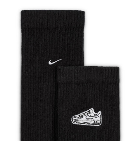 Шкарпетки унісекс Nike Everyday Plus Cushioned Crew Socks (1 Pair) Black FZ3076-010 42-46