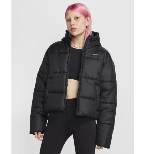 Пуховик жіночий Nike Therma-Fit Sportswear Classic Puffer Black FZ5899-010 L