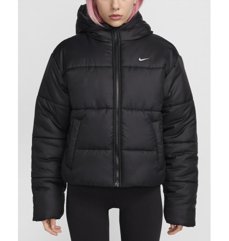 Пуховик жіночий Nike Therma-Fit Sportswear Classic Puffer Black FZ5899-010 L