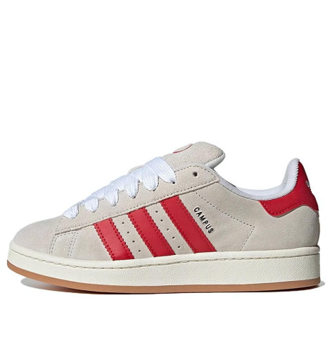 Adidas Campus 00s Crystal White Better Scarlet