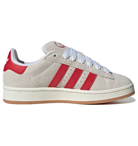 Adidas Campus 00s Crystal White Better Scarlet