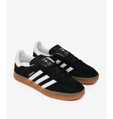 Adidas Gazelle Indoor Black White Gum