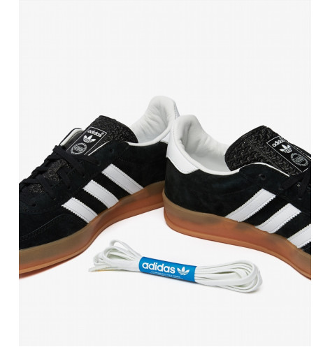 Adidas Gazelle Indoor Black White Gum