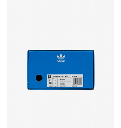 Adidas Gazelle Indoor Black White Gum