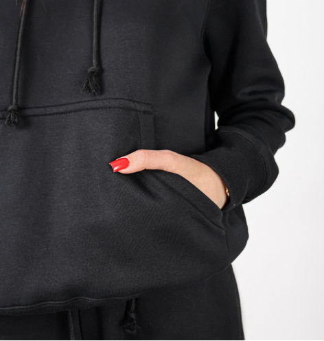 Худі жіноче Nike Sportswear Phoenix Fleece Hoodie Black HF6839-010 M