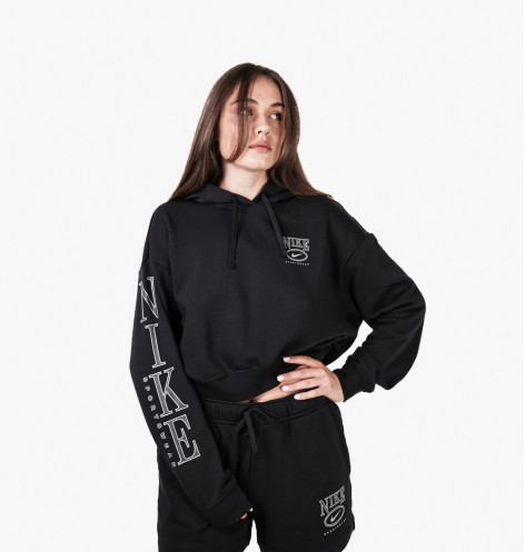 Худі унісекс Nike Sportswear Club Fleece Oversized Graphic Crop Black HJ0925-010 L