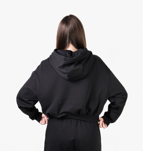 Худі унісекс Nike Sportswear Club Fleece Oversized Graphic Crop Black HJ0925-010 L