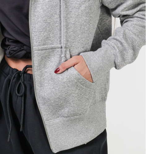 Толстовка жіноча Nike Sportswear Phoenix Fleece Grey HJ0995-063 L