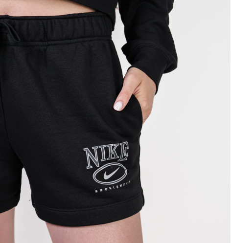 Шорти жіночі Nike Sportswear Club Fleece Black HJ1282-010 M