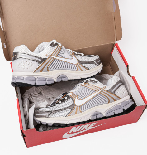 Кросівки чоловічі Nike Zoom Vomero 5 Platinum Tint Running Shoe Metallic/White HJ7247-099 44.5