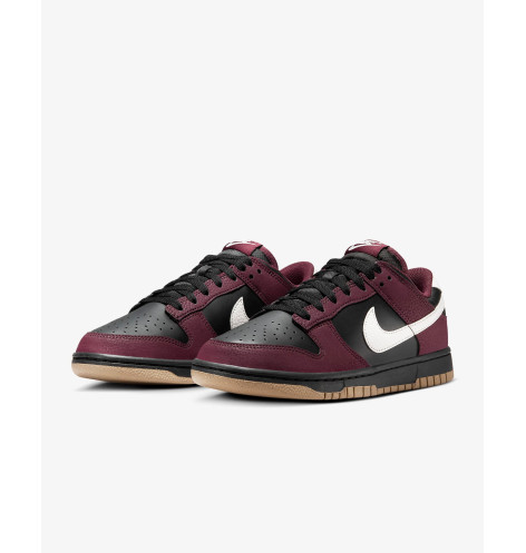 Nike Dunk Low Next Nature Burgundy Crush Black