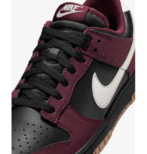 Nike Dunk Low Next Nature Burgundy Crush Black
