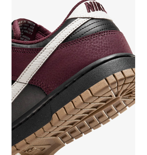 Nike Dunk Low Next Nature Burgundy Crush Black