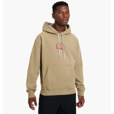Nike Solo Swoosh Beige Hoodie
