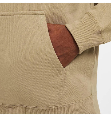 Nike Solo Swoosh Beige Hoodie