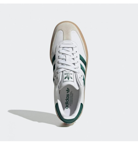 Adidas Sambae White Collegiate Green Gum