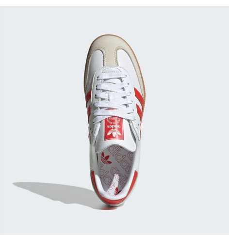 Adidas Samba OG White Solar Red Gum