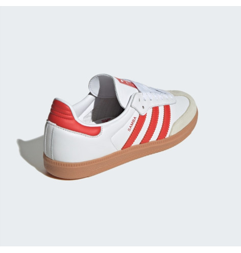 Adidas Samba OG White Solar Red Gum