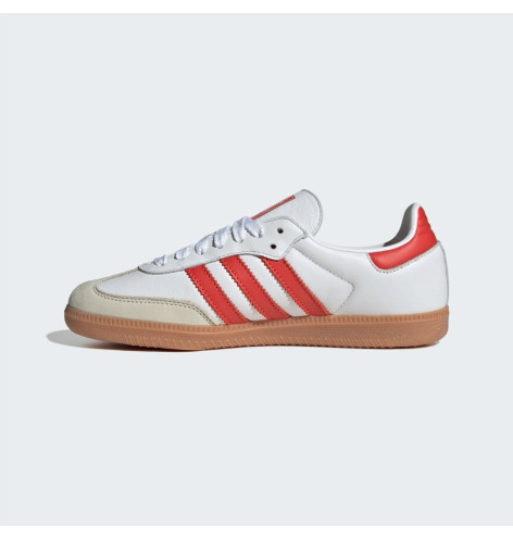 Adidas Samba OG White Solar Red Gum