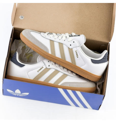 Adidas Samba OG Cloud White Stone Khaki
