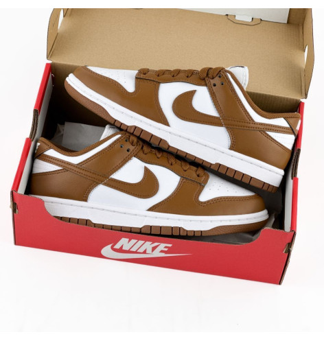 Кросівки унісекс Nike Dunk Low White/Brown IM6572-101 39