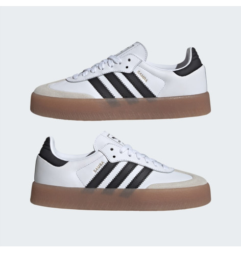 Adidas Sambae Cloud White Metallic Gold