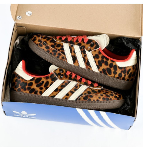 Adidas Samba OG Preloved Red Leopard