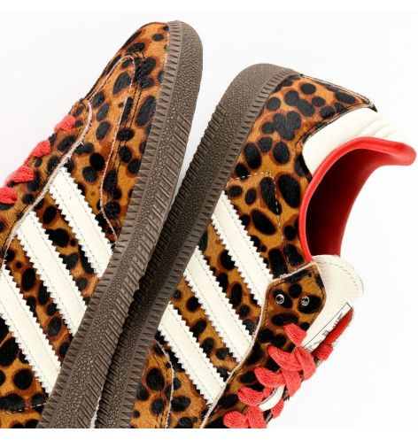 Adidas Samba OG Preloved Red Leopard