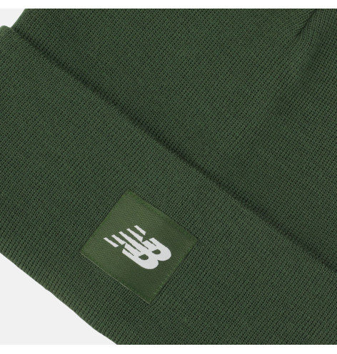Шапка унісекс New Balance Cuffed Beanie Flying Logo Green LAH13034DAE MISC