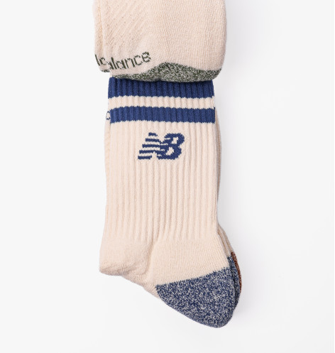 Шкарпетки New Balance Active Lifestyle Striped Crew Socks (3 пари) Beige LAS35210AS3 39-42