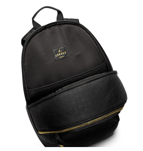 Jordan Monogram Backpack Black Gold