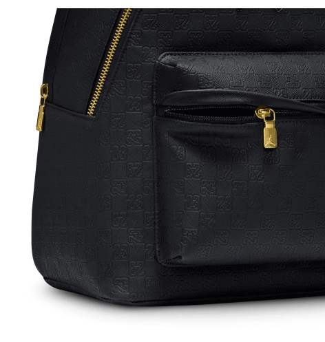 Jordan Monogram Backpack Black Gold
