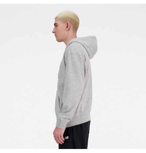 Толстовка чоловіча New Balance Sport Essentials Full Zip Grey MJ41502AG XL