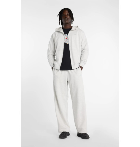 Толстовка чоловіча New Balance Athletics French Terry Full Zip Grey MJ53506AHH XL