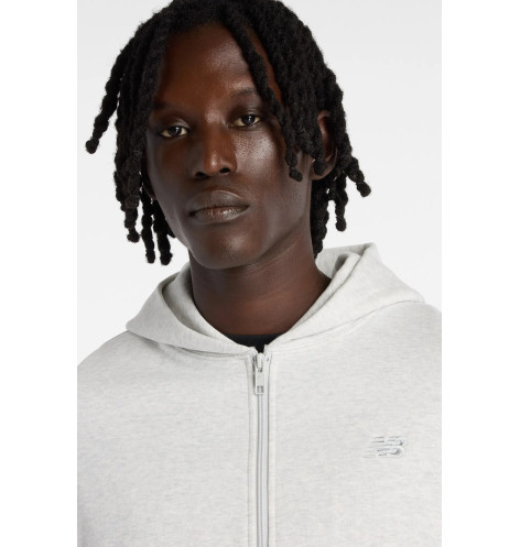 Толстовка чоловіча New Balance Athletics French Terry Full Zip Grey MJ53506AHH XL