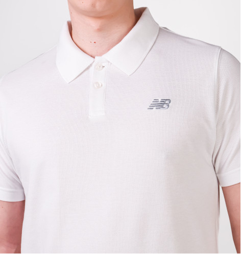 Поло чоловіче New Balance Cotton Pique White MT51519WT S