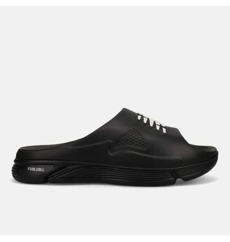 New Balance Fuel Cell Slides Black White