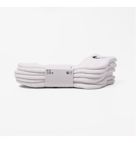 Шкарпетки унісекс Nike Value Cotton Quarter (3 пари, утеплені) White SX4926-101 34-38