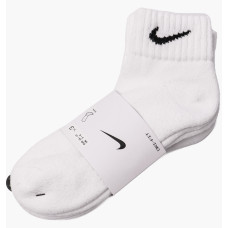 Шкарпетки унісекс Nike Value Cotton Quarter (3 пари, утеплені) White SX4926-101 34-38