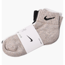 Шкарпетки унісекс Nike Cushion Quarter Training (3 пари, утеплені) Black/Grey/White SX4926-901 42-46