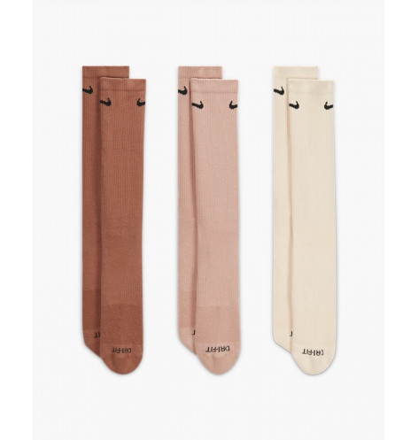 Шкарпетки унісекс Nike U Nk Evry Plus Cush Crew (3 пари) Beige Sx6888-914 38-42