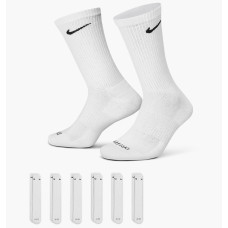 Шкарпетки унісекс Nike Ed Pls Csh Crw (6 пар) - 132 White SX6897-100 M
