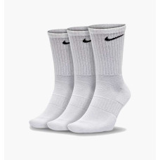 Шкарпетки унісекс Nike U Nk Everyday Cush Crew (3 пари) White SX7664-100 38-42