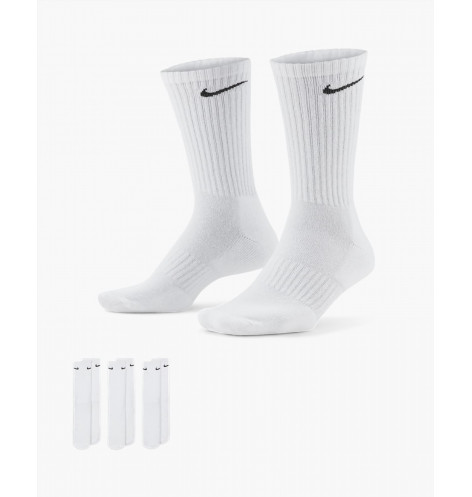 Шкарпетки унісекс Nike U Nk Everyday Cush Crew (3 пари) White SX7664-100 38-42