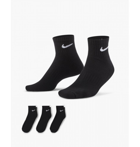 Шкарпетки унісекс Nike U Nk Everyday Cush Ankle (3 пари, утеплені) Black SX7667-010 38-42