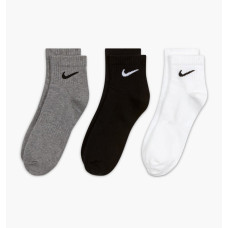 Шкарпетки унісекс Nike Everyday Ltwt Ankle Multi (3 пари, неутеплені) SX7677-964 42-46
