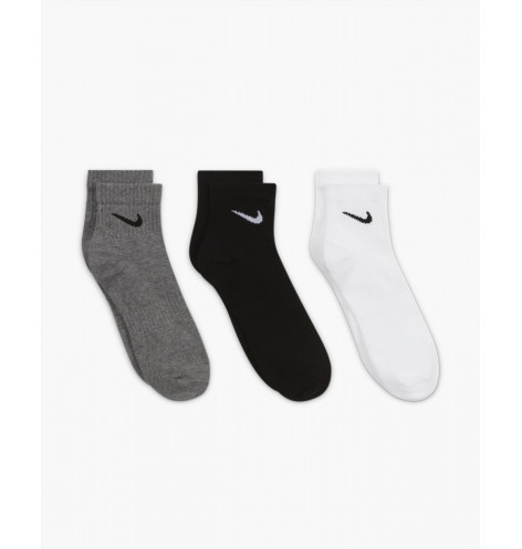Шкарпетки унісекс Nike Everyday Ltwt Ankle Multi (3 пари, неутеплені) SX7677-964 42-46
