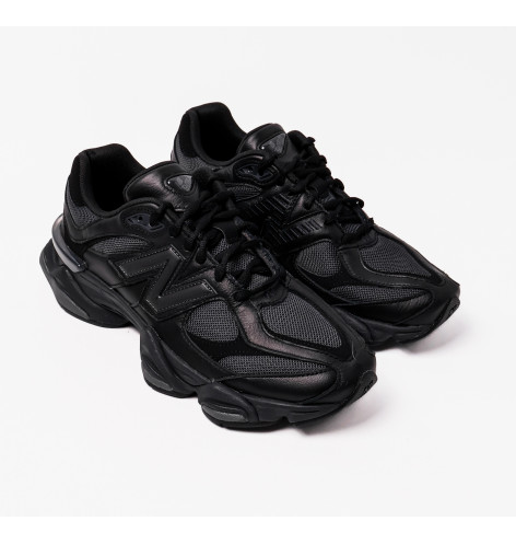 New Balance 9060 Triple Black Leather
