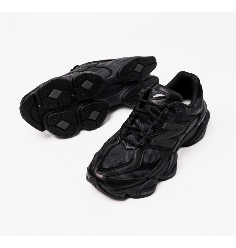 New Balance 9060 Triple Black Leather